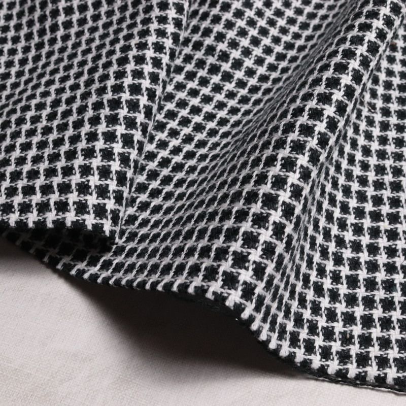 綿/HEMP変形ギンガム